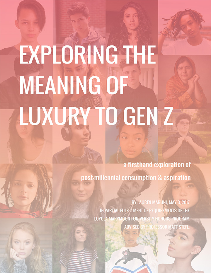 Exploring the Meaning of Luxury to Gen Z by Lauren Mabuni
